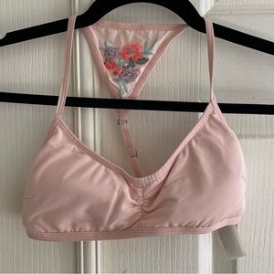 Gilly Hicks embroidered bralette top S